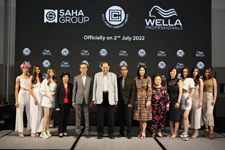 OCC GROUP HAS SPENT THB 130 MILLION JOINING WITH WELLA PROFESSIONALS TO ENHANCE BUSINESS RANGE, EXPECTING TO 50 % GROWTH TARGET THROUGH 3 STRENGTHEN POINTS AND EXPANDING SALON’S CLIENT BASE TO BOOM ACTIVATE AFTER COVID-19 PANDAMIC