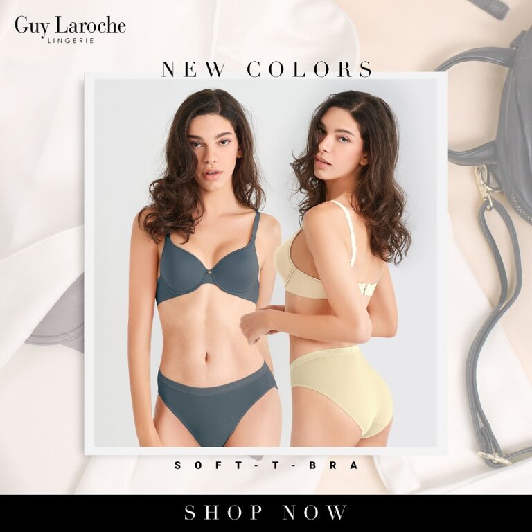 GUY LAROCHE LINGERIE SOFT-T BRA UNVEILS THE LATEST COLORS