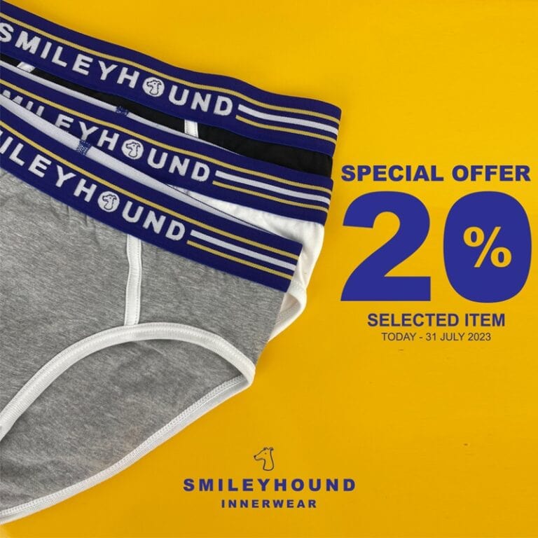 SMILEYHOUND INNERWEAR จัดโปรพิเศษ ลด 20 %