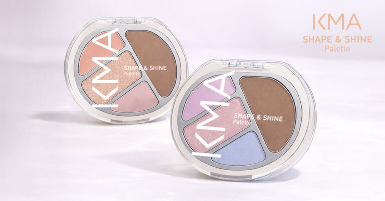 หน้าสวยเป๊ะมีมิติ ครบจบในตลับเดียวด้วย KMA Shape & Shine Palette